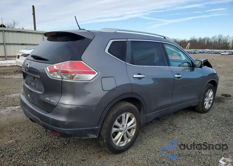2015 Nissan Rogue S z USA, uszkodzony, nr VIN KNMAT2MVXFP532398